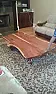 Tea Table Leg Work  |  Tea Table is delivered.... two pics....