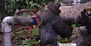 cracked attachment |  I have a backflow valve, which I drained for the winter, but thefrozen water...