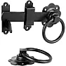 Wanted, a latch for a gate that lets it swing both ways  |  Possibly, if you can get a finger though a hole in the netting to operate the...