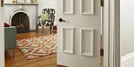 Updating flat-panel doors  |  We have a 1950's era 4-level split level house in the Chicago suburbs.  The ...