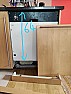 Integrated Dishwasher with fixed panel underneath