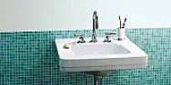Mounting faucet to porcelain sink-Use putty/caulk/silicone? |  I know I'm quite late here, but from my personal experience...start over. If...