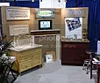 Small company display at HomeShow |  Shop-built display that fits in one load in a Safari...