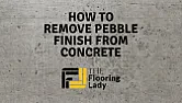 Pebble Tec Flooring. How to remove it. |  So, I am about to buy this house, but the kitchen, laundry room and bathrooms...