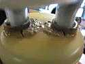 bulb burnt out with heat damage. Why? |  Hi, we have one of those energy saving bulbs installed in a room. Thebulb is...