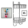 Shower shelf  |  New corner shower is finally fitted! Wall are covered with these panels ...
