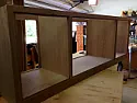 The New job  |  Hot on the heals of the headboard job I began the new entertainment  center job....