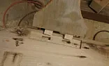 Progress On The Cypress Chairs  |  Working on the captain's chairs' arms.   At first, the front posts were...