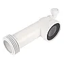 Non-flushing toilet  |  It's a ground floor (bungalow).  The toilet is against the wall, the pipe to...