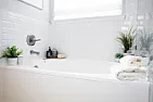 Must I gut the bathroom? |  Not a lot of room to work with. Typical 5' wide pre yuppie bathroom. If it...