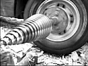 Redneck Log Splitter |  Seems to work...