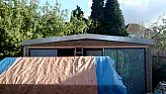 A question of aesthetics  |  It's a repurposed and redesigned 5m x 6m concrete sectional garage. The ...