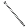 WARDROBE RAIL END SOCKET, fixing question  |  "I have a piece of chrome rail (from floor to worktop) I intend to use WARDROBE...