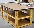 New Project - workbench  |  Decided to build a sturdy workbench, specifically to take my chop saw  and saw...